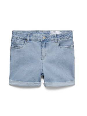 Pantaloni Scurti Dama Vero Moda Vmluna M/R Fold Light Blue Denim