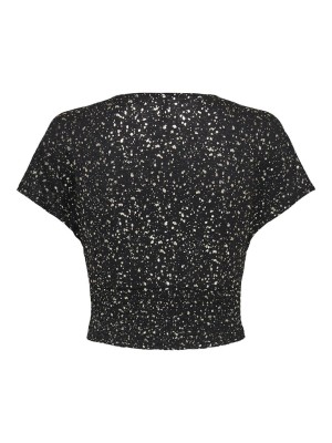 Bluza Dama Only Onlpella Short Foil Black Frosted Almond