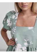 Rochie Pieces Pcjufa Poison Green/White