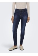 Blugi Dama Only Onlwauw Mid Skinny Bj581 Dark Blue Denim