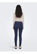 Blugi Dama Only Onlwauw Mid Skinny Bj581 Dark Blue Denim