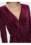 Women Blouse Only Onlvela Wrap Windsor Wine