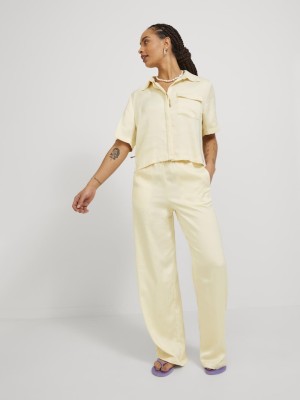 Pantaloni Dama Jjxx Jxkira Regular Satin Nos Seedpearl