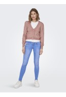 Cardigan Dama Only Onlleva Puff Dusty Rose /Melange