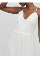 Rochie Vila Vippreya Singlet Ankle Cloud Dancer