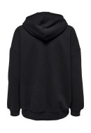 Women Hoodie  Only Onljohanne Oversize Zen Black /Spiritual