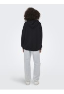 Women Hoodie  Only Onljohanne Oversize Zen Black /Spiritual