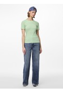 Tricou Dama Pieces Pcruka Absinthe Green/Cloud Dancer