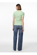 Tricou Dama Pieces Pcruka Absinthe Green/Cloud Dancer