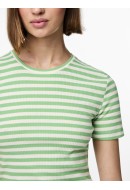 Tricou Dama Pieces Pcruka Absinthe Green/Cloud Dancer