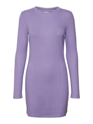 Dress Noisy May Nmcity O-Neck Paisley Purple