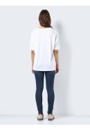 Tricou Dama Noisy May Nmida O-Neck Bright White