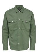 Camasa Barbati Only&Sons Onstron Ovr Twill Duck Green