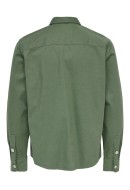 Camasa Barbati Only&Sons Onstron Ovr Twill Duck Green