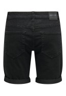 Pantaloni Scurti Barbati Only&Sons Onsply 4328 Black Denim