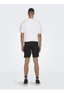 Men Shorts Only&Sons Onsply 4328 Black Denim