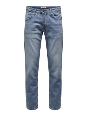 Blugi Barbati Only&Sons Onsavi Camfort 3024 Blue Denim