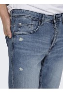 Men Jeans Only&Sons Onsavi Camfort 3024 Blue Denim