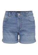 Pantaloni Scurti Dama Pieces Pcpeggy Mw Light Blue Denim