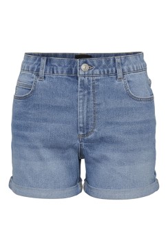 Pantaloni Scurti Dama Pieces Pcpeggy Mw Light Blue Denim