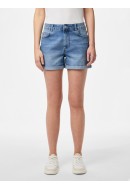 Pantaloni Scurti Dama Pieces Pcpeggy Mw Light Blue Denim