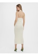 Rochie Vero Moda Vmfelicia Sl Calf Halterneck Vanila Ice