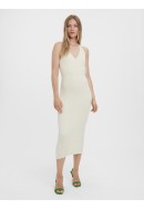 Rochie Vero Moda Vmfelicia Sl Calf Halterneck Vanila Ice