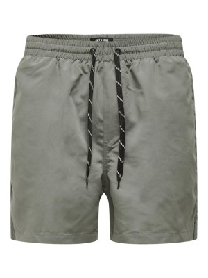 Pantaloni Scurti Barbati Only&Sons Onsted Life Swim Castor Gray