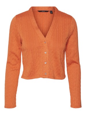 Cardigan Dama Vero Moda Vmpetra Crop Scarlet Ibis