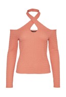 Bluza Dama Vero Moda Vmsika Nynne Off Shoulder Georgia Peach