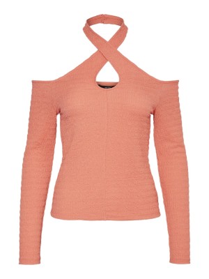 Bluza Dama Vero Moda Vmsika Nynne Off Shoulder Georgia Peach