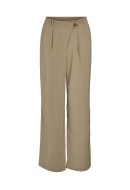Women Pants Vila Viwinnie Avva Rw Wide Chinchila