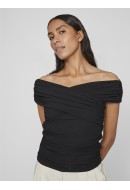 Maieu Dama Vila Vipartina Off Shoulder Black