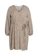 Rochie Vila Vipaya Vneck Short Birch/Pepie