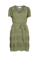 Rochie Vila Vilea V-Neck Oil Green