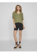 Bluza Dama Vila Vilea V-Neck 2/4 Oil Green