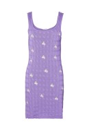 Rochie Noisy May Nmlil U-Neck Paisley Purple Detail Pale Lime Yellow