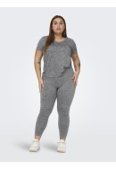 Women T-shirt Only Play Onpivy Vn Train Black/Melange