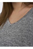 Women T-shirt Only Play Onpivy Vn Train Black/Melange