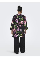 Kimono Dama Only Carmakoma Leona 3/4 Black/Big Floral