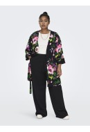 Kimono Dama Only Carmakoma Leona 3/4 Black/Big Floral