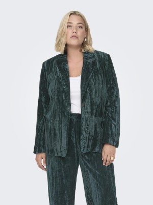 Women Blazer Onlycarmakoma Carmanya Velvet Ponderosa Pine