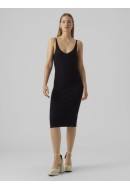 Rochie Vero Moda Vmgold Rib V-Neck Black