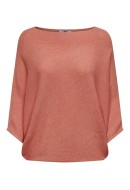 Pulover Dama Jaqueline De Young Jdynew Behave Batsleeve Sugar Coral