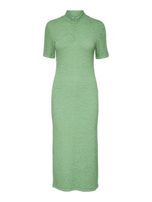 Rochie Selected Slfpauline Midi 2/4 Zip Absinthe Green