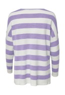 Women Sweater Onlamalia V-Neck Purple Rose /Cloud Dancer