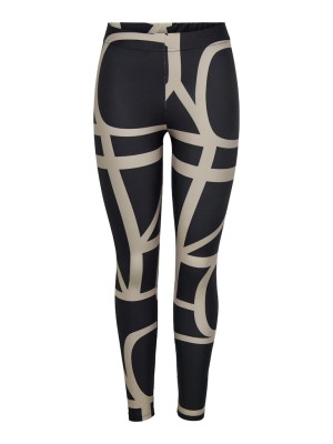 Women Leggings Only Onltina Black/Maritime