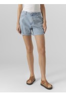 Pantaloni Scurti Dama Vero Moda Vmzuri Hr Loose Light Blue Denim