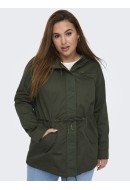 Women Jacket Only Carmakoma Carlorca Spring Canvas Forest Night