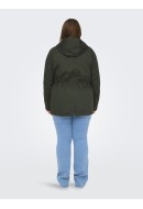 Women Jacket Only Carmakoma Carlorca Spring Canvas Forest Night